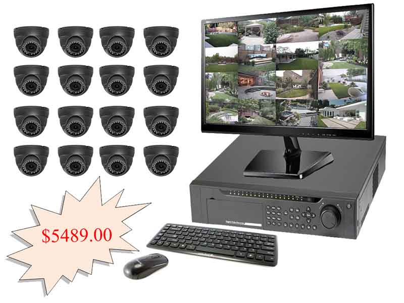 16 Channel DVR System Pro Security Camera Installation in Toronto